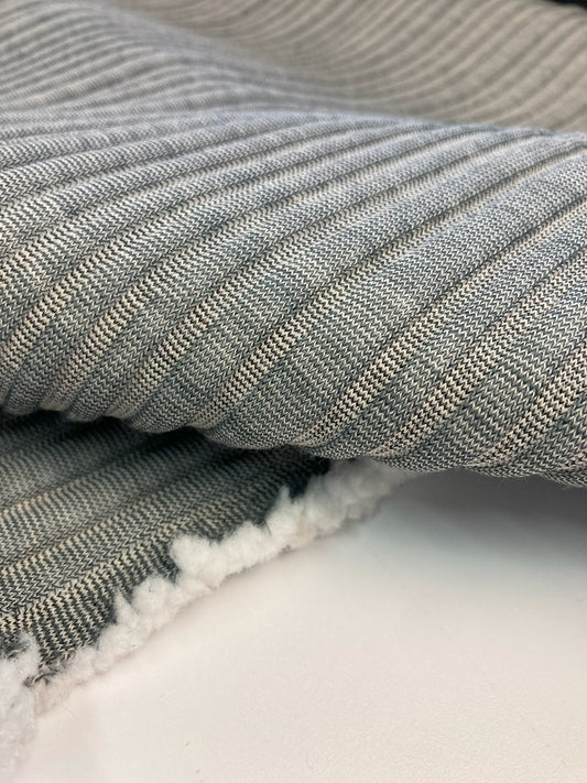 Kvadrat Febrik Husk by Marc Thorpe striped upholstery fabric - Modern Upholstery